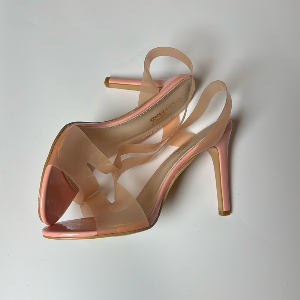 Baby pink heels